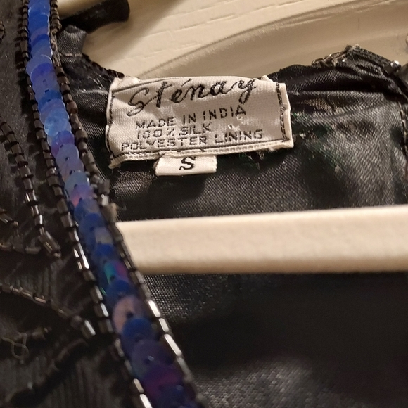 1980's Stenay floral glitz & glam party top - Picture 12 of 16